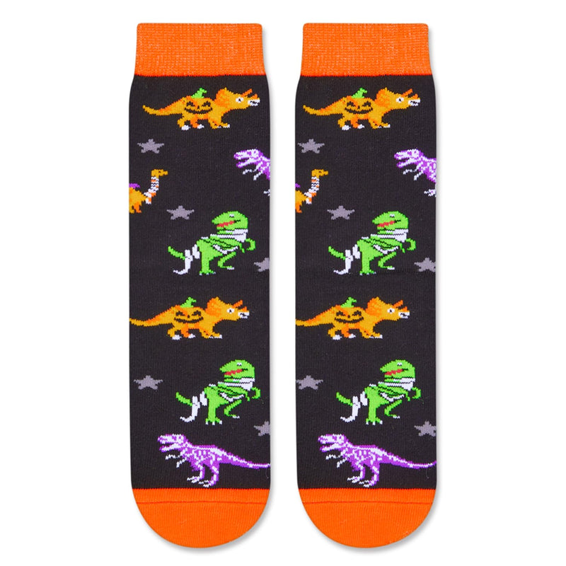 Halloween Socks Spooky Gifts For Boys Girls - Halloween Gifts for Kids 10-12 Years Old Dinosaur Gifts Kids