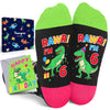 6th Birthday Gifts Socks Ideas - Six Year Old Gifts for Kids, Gifts for Boys Girls Age 6, Presents for 6 Year Olds, Birthday Gift Box with Greeting Card