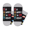 21st Birthday Gifts Socks Ideas - Socks for 21 Year Olds Women Men, Best Gifts for 21 Year Olds Male Female, 21st Birthday Socks