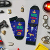 HAPPYPOP Police Gifts Police Officer Gifts Men - Police Cop Socks, Gifts For Cops Police Retirement Gifts Police Chief Gifts Police Week Gifts