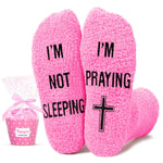 HAPPYPOP Christian Gifts Ideas Socks - Christian Easter Gifts Jesus Gifts, Serenity Prayer Gifts Faith, Christian Socks Religious Socks, Christmas Socks