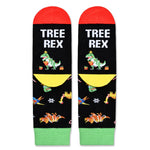 Christmas Gifts Stocking Socks For Boys Girls - Treerex Black Socks For Kids 2-3 Year Old