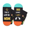 Boss Gifts Ideas Socks - Boss Gifts for Men Women, Cool Boss Gifts Male Female, Worlds Best Boss Women Retirement Socks