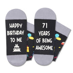 71st Birthday Gift Ideas for Men - Socks for 71st Birthday, Best Gifts for 71 Elderly Dad, 71 Year Old Gifts