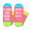 Funny Socks for Kids Pickle Gifts - Pickle Gifts for Pickle Lovers Pickle Socks 7-9 Years