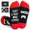 Gaming Socks Teen Boys Men - Video Game Gifts, Gamers Gift Ideas, Gaming Socks for Adult, 4-6 Years Kids