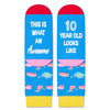 10 Year Old Boy Girl Gift Ideas, Presents for 10 Year Old Tween Boys Girls, Kid Socks Age 10, Ten 10th Year Old Birthday Gifts