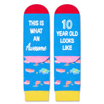 10 Year Old Boy Girl Gift Ideas, Presents for 10 Year Old Tween Boys Girls, Kid Socks Age 10, Ten 10th Year Old Birthday Gifts