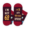 62nd Years Old Birthday Gifts for Men - Socks for 62 Year Olds, Gift Ideas for 62 Year Old Man Woman, 62nd Birthday Socks