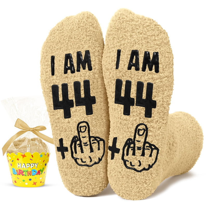 HAPPYPOP 45th Birthday Gifts Ideas - Socks for 45 Year Olds, Best Gifts for 45 Year Old Women Man