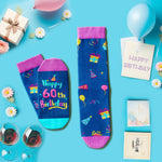 60 Year Old Birthday Gifts for Women Men - 60th Birthday Socks, Best Gifts for 60 Year Old Woman Man, 60th Birthday Gifts for Her Him