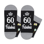 60th Birthday Gifts for Men - Socks for 60 Year Olds, 60th Birthday Socks, Gift Ideas for 60 Year Old Middle Aged Man Woman