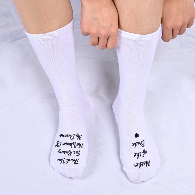 Mother of The Bride Gifts, Wedding Gifts Mother in Law, Thank You Gifts for Mom, Mother of The Bride Socks Wedding