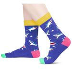 Shark Gifts for Women Girls - Crazy Shark Socks Ocean Gifts, Marine Shark Socks Animal Socks