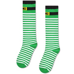 HAPPYPOP St. Patrick's Day Socks for Women Men - Irish Socks, Knee High Shamrock Green Socks, St Patricks Day Gifts