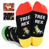 Christmas Gifts Stocking Socks For Boys Girls - Treerex Black Socks For Kids 2-3 Year Old