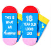 18th Birthday Gifts for Daughter Son, 18 Year Old Boy Girl Birthday Gifts, Gifts for 18th Teen Boys Girls, 18th Birthday Socks