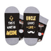 HAPPYPOP Funny Uncle Gifts From Niece Nephew - Tio Gifts Uncle Birthday Gifts, Favorite Uncle Gifts Funny Uncle Gifts, Uncle Socks