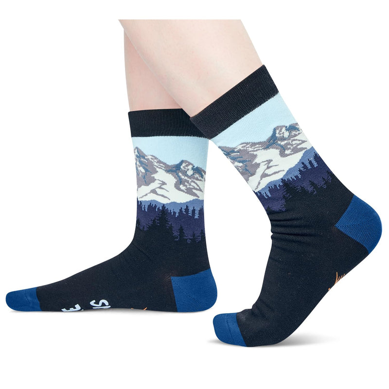 Gifts For Outdoor Lovers - Mountain Gifts For Women Men, Gifts For Mountain Lovers, Mountaineering Gifts, Hiking Gifts Camping Gifts, Mountain Socks