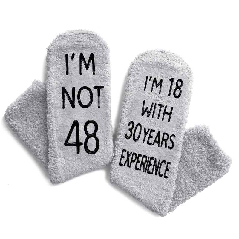 48th Birthday Gifts Ideas for Men - Socks for 48 Year Old Middle Aged Man, 48th Birthday Gifts for Him, 48 Year Old Gifts for Male