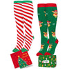 Christmas Gifts Stocking Socks for Teen Girls - Christmas Knee High Reindeer Socks Candy Cane Socks, Stocking Stuffers for Women