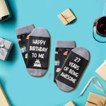 27th Birthday Gifts Socks Ideas - Gifts for 27 Year Old Women Men Best Gifts for 27 Year Old Male Female