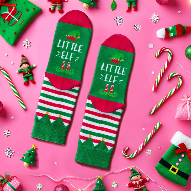 Christmas Gifts Stocking Socks For Boys Girls - Elf Socks Dinosaur Snowman Socks For Kids