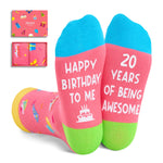 20th Birthday Gifts Socks for 20 Year Old Female Male, 20 Year Old Girl Boy Gifts Ideas, Gifts for 20 Year Old Women Men