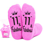 11th Birthday Gifts Ideas for Girls - Socks for 11 Year Olds, Presents for 11 Year Old Kids, Eleven Year Old Gifts for Tween Girls