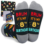 8th Birthday Gifts for Boys - Socks for Kids Age 8, Presents for 8 Year Old Boys, 8 Year Old Boy Gift Ideas, Gifts for Eight Year Olds