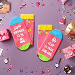 64th Birthday Gifts Ideas for Women - Socks for 64 Year Olds, 64th Birthday Gifts for Her Him, Best Gifts for 64 Year Old Woman Man