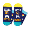 50th Years Old Birthday Gifts for Men - Socks for 50 Year Olds, Gift Ideas for 50 Year Old Middle Aged Man Woman, 50th Birthday Socks