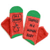 Christmas Gifts Stocking Socks for Women Men - Secret Santa Socks Xmas Stocking Stuffers for Teens Penguin Gifts