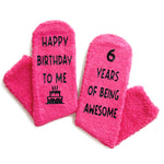 6th Birthday Gift Ideas Socks - Presents for 6 Year Old Girls Boys, 6t Socks, Six Year Old Gifts