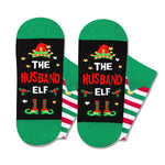 Christmas Gifts Stocking Socks for Men - Secret Santa Socks Xmas Stocking Stuffers for Him Husband - In Green