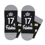 17th Birthday Gifts Ideas Socks - 17 Year old Boy Girl Gifts, Happy Birthday Gifts for 17 Years