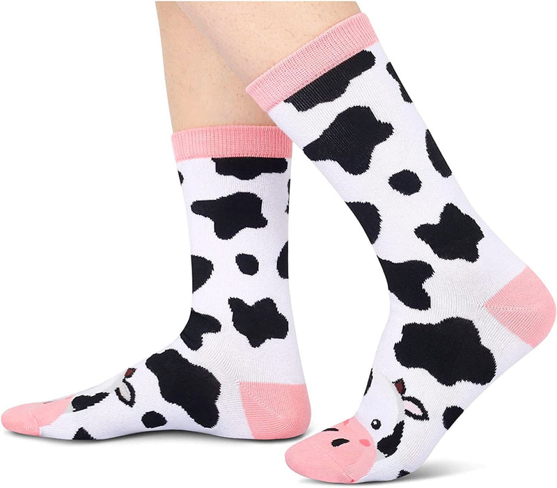 Animal Gifts Ideas Socks for Women - Funny Cow Print Gifts Chicken Gifts, Fox Bee Cat Socks