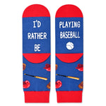 HAPPYPOP Sports Gifts For Boys Kids - Baseball Hockey Soccer Football Basketball Softball Gifts For Boys Girls Socks 13-18 Years