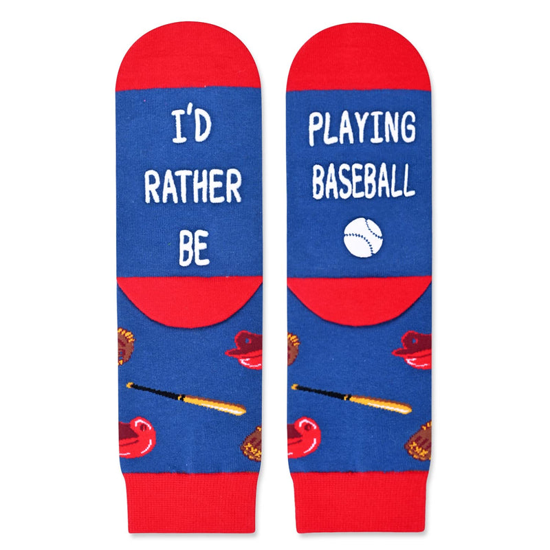 HAPPYPOP Sports Gifts For Boys Kids - Baseball Hockey Soccer Football Basketball Softball Gifts For Boys Girls Socks 13-18 Years