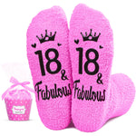 18th Birthday 18 Year Old Gifts for Girls, Happy 18th Birthday Gifts for Female, 18 Birthday Socks for Women