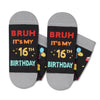 16th Birthday Gifts for Teens - Socks for Young Adults Age 16, Presents for 16 Year Old Boys and Girls, 16 Yr Old Gift Ideas