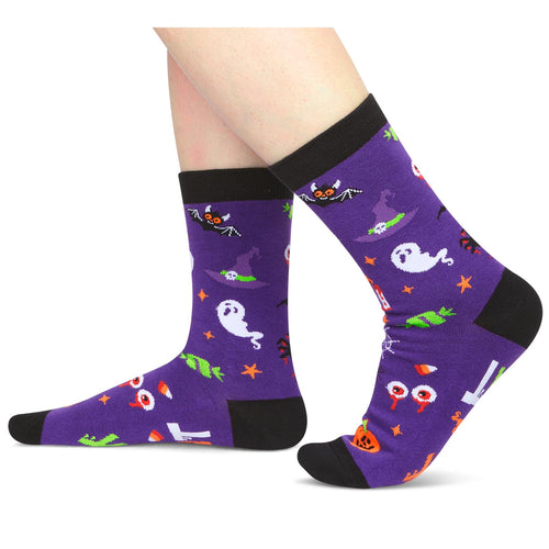 Pumpkin Gifts Halloween Socks Men Women - Halloween Gifts Pumpkin Skull Ghost Socks, Trick or Treat