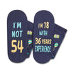 54th Years Old Birthday Gifts for Men - Socks for 54 Year Olds, Gift Ideas for 54 Year Old Man Woman, 54th Birthday Socks