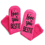 HAPPYPOP Bestie Gifts Ideas Socks for Women - Bestfriend Gifts Friendship Gifts, Bff Gifts, Friends Birthday Socks Sister