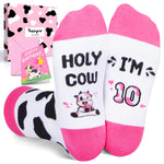 10 Year Old Birthday Gifts Ideas for Girls - Socks for Tween Boys Age 10, Ten Year Old Gifts, Presents for 10 Year Olds, Birthday Gift Box with Greeting Card