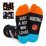 4th-6th Birthday Gift Ideas for Boys - Kids Novelty Socks, Soccer Basketball Hockey Baseball Gifts for Boys Kids