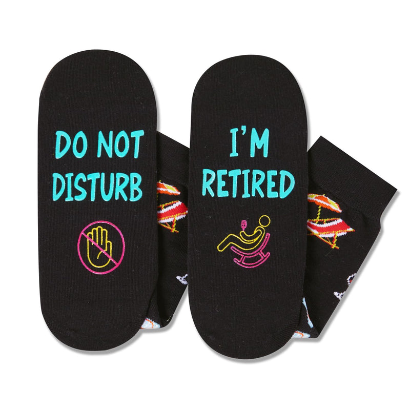 HAPPYPOP Retirement Gifts Ideas Socks - Retirement Socks, 2025 Retirement Gifts for Women Men Retired Gifts, Retirement Gift for Woman Man