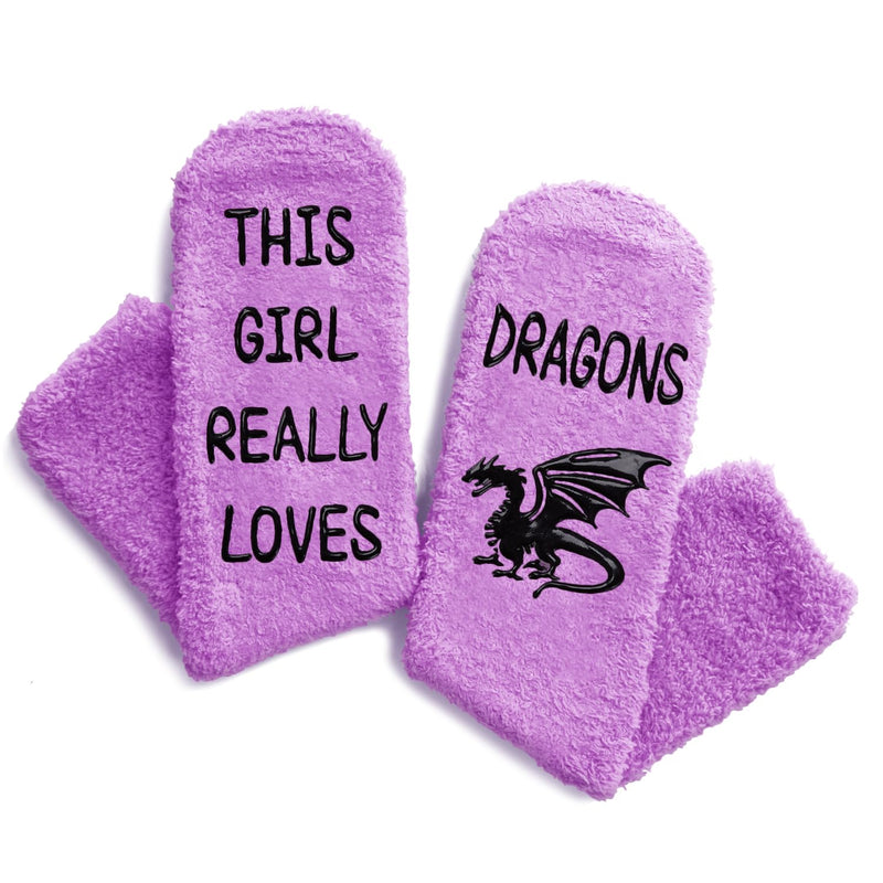 Funny Turtle Gifts for Women - Novelty Fuzzy Frog Gifts Bee Socks, Dragon Gifts Girls