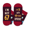 67th Years Old Birthday Gifts for Men - Socks for 67 Year Olds, Gift Ideas for 67 Year Old Man Woman, 67th Birthday Socks