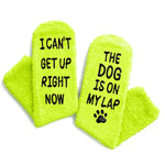 Funny Dog Gifts Dog; Fuzzy Dog Socks for Dog Dad, Crazy Socks for Men